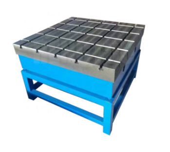 Cast Iron T Slotted Floor Plate Hollow Type Spray Paint