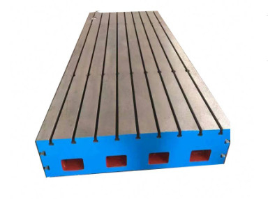 high rigidity 2 grade Cast Iron T Slot Floor Plate With Custom Made Size