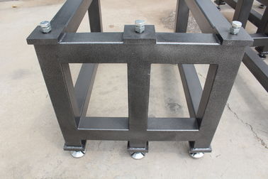 Custom Made CNC Machine Tools Accessories Levelling Steel Welding Stand / Frame